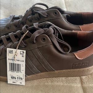 Adidas Superstar Lux Dark Brown Sneakers